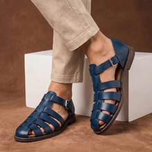 Lennard | Herren Sandalen mit Riemen in Blau