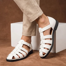Lennard | Herren Sandalen mit Riemen in Weiß