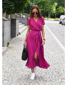 Linda | Bequemes Kleid in ROTER PUNKT
