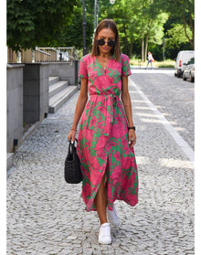 Linda | Bequemes Kleid in ROSA