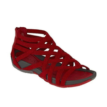 Linnea | Damen Bequeme Orthopädische Sandalen in Rot