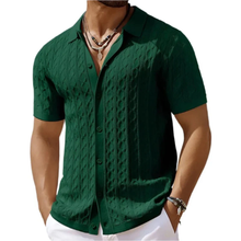 Lars | Herren Poloshirt Sommer mit Knopfleiste – Polo Knöpfe Herren Sommer 2026 in Grün