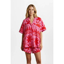 Lotta | Damen Zweiteiler Shorts Kurzarm Strand – Strand Set Kurzarm 2026 in Rosa