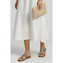 Thea | Damen Sommer Sandalen Mit Schnalle Für Alltag in Grau