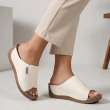 Madison | Damen Bequeme Pantoletten Sandalen in Weiß