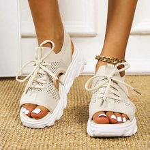 Manu | Damen Orthopädisch Bequeme Sommer Sandalen in Beige