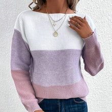 MARIETTE | LANGARM-PULLOVER in Lila