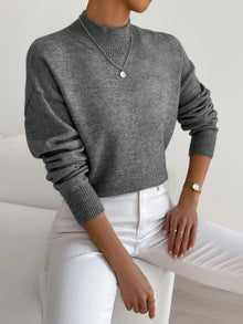 Elina | Premium-Kaschmirlook Strick in Grau