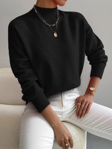 Elina | Premium-Kaschmirlook Strick in Schwarz