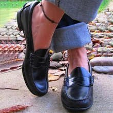 Marion | Damen Bequeme Loafer Schuhe Klassisch in Schwarz