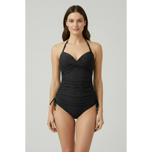 Martina | Damen Badeanzug Tankini Strand Freizeit Elegant in Schwarz