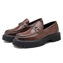Mason | Herren Elegante Leder Loafer in Braun