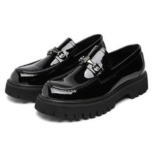 Mason | Herren Elegante Leder Loafer in Schwarz