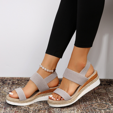 Luna – Lässige Keilabsatzsandalen für Damen in Beige