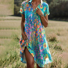 Mia™ - Damen Boho Chic Sommerkleid in Mehrfarbig