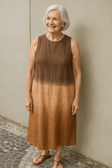 Mira™ - Stylisches Druckkleid in Braun (Fast ausverkauft)