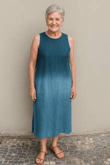 Mira™ - Stylisches Druckkleid in Blau