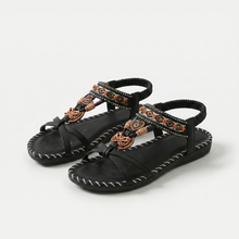 Nada – Orthopädische Sandalen im Ibiza-Stil für Komfort & Eleganz in Schwarz