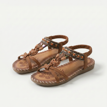 Nada – Orthopädische Sandalen im Ibiza-Stil für Komfort & Eleganz in Braun