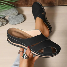 Nairobi | Damen Orthopädische Freizeit Sandalen in Schwarz