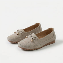 Sabine – Weiche Komfort-Loafer mit zarter Schleife in Beige