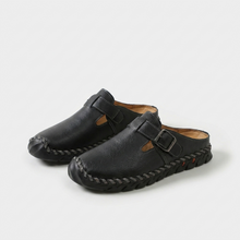 Marly - Komfort-Pantolette mit Schnalle in Schwarz