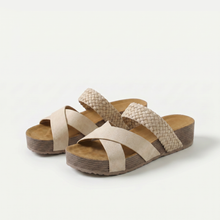 Nikki - Modische Orthopädische Sandalen in Beige