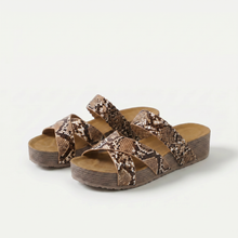 Nikki - Modische Orthopädische Sandalen in Kaffee