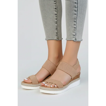 Antonia | Damen Sommer Sandalen Mit Dicker Sohle Für Alltag in Braun