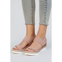 Antonia | Damen Sommer Sandalen Mit Dicker Sohle Für Alltag in Rosa