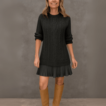 Noa | Kaschmir Strickkleid in Schwarz