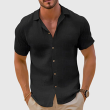 Nico | Herren Hemd Klassisch Sommer – Klassisches Herrenhemd Sommer 2026 in Schwarz