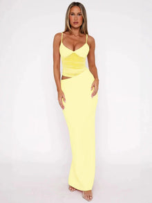 Nourhi | Maxi Kleid in Gelb