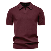 Oliver | Herren Poloshirt Kurzarm für warme Tage in Burgundy