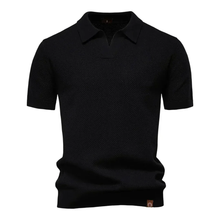 Oliver | Herren Poloshirt Kurzarm für warme Tage in Schwarz