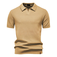 Oliver | Herren Poloshirt Kurzarm für warme Tage in Braun