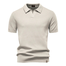 Oliver | Herren Poloshirt Kurzarm für warme Tage in Beige