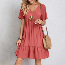 Olivia | Elegantes Midikleid in Rot
