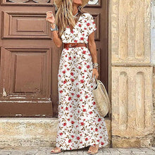 Ophelia™ - Boho Maxikleid in Weißer Blüten