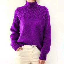 Chasie | Bequemer Rollkragenpullover in Violett