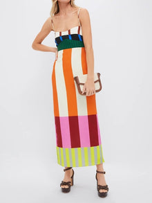 Paloma | Maxikleid mit Multi-Look in Mehrfarbig