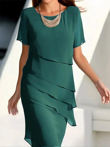 Pamela™ - Elegantes Kleid in Grün