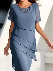 Pamela™ - Elegantes Kleid in Blau