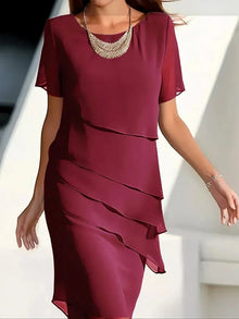 Pamela™ - Elegantes Kleid in Rot