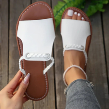 Pia | Damen Orthopädische Freizeit Sandalen in Elfenbeinperle