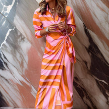 Miral | Elegantes Wickelkleid mit Muster in Rose