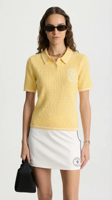 Polo-Shirt in Gelb