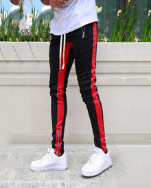 Mateo - Jogginghose mit seitlichen Streifen in Rot