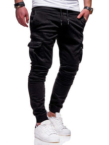 James - Cargo-Hose mit Taschen in Schwarz