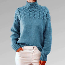 Erika | Rollkragenpullover in Blau